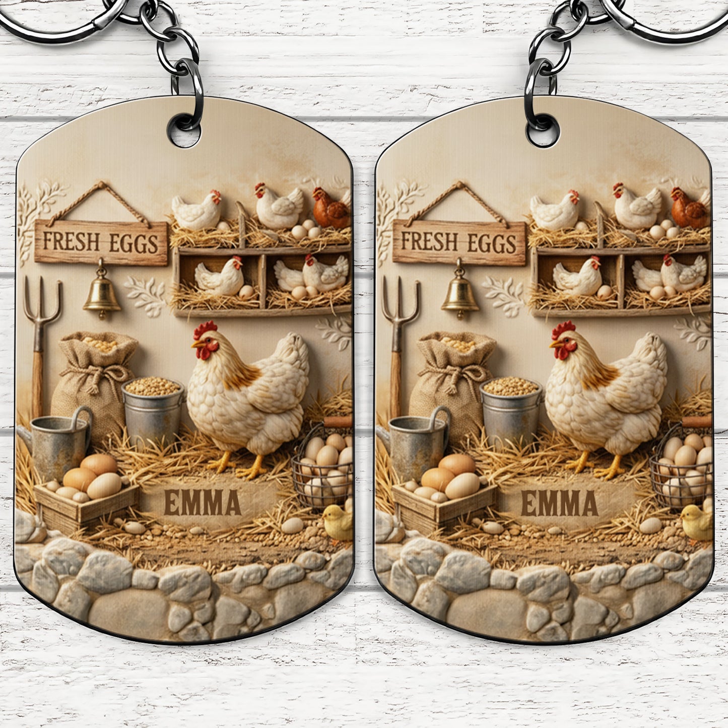 Fresh Eggs Farm Hen And Chicken Coop Design