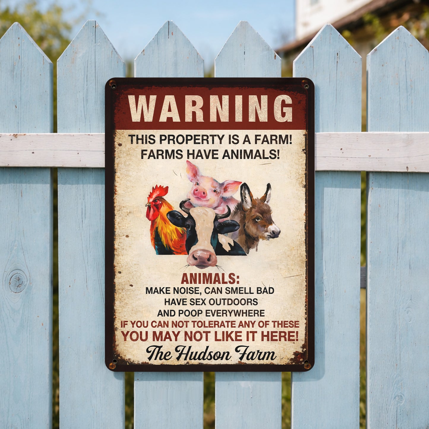 Warning This Property Is A Farm With Farm Animals
