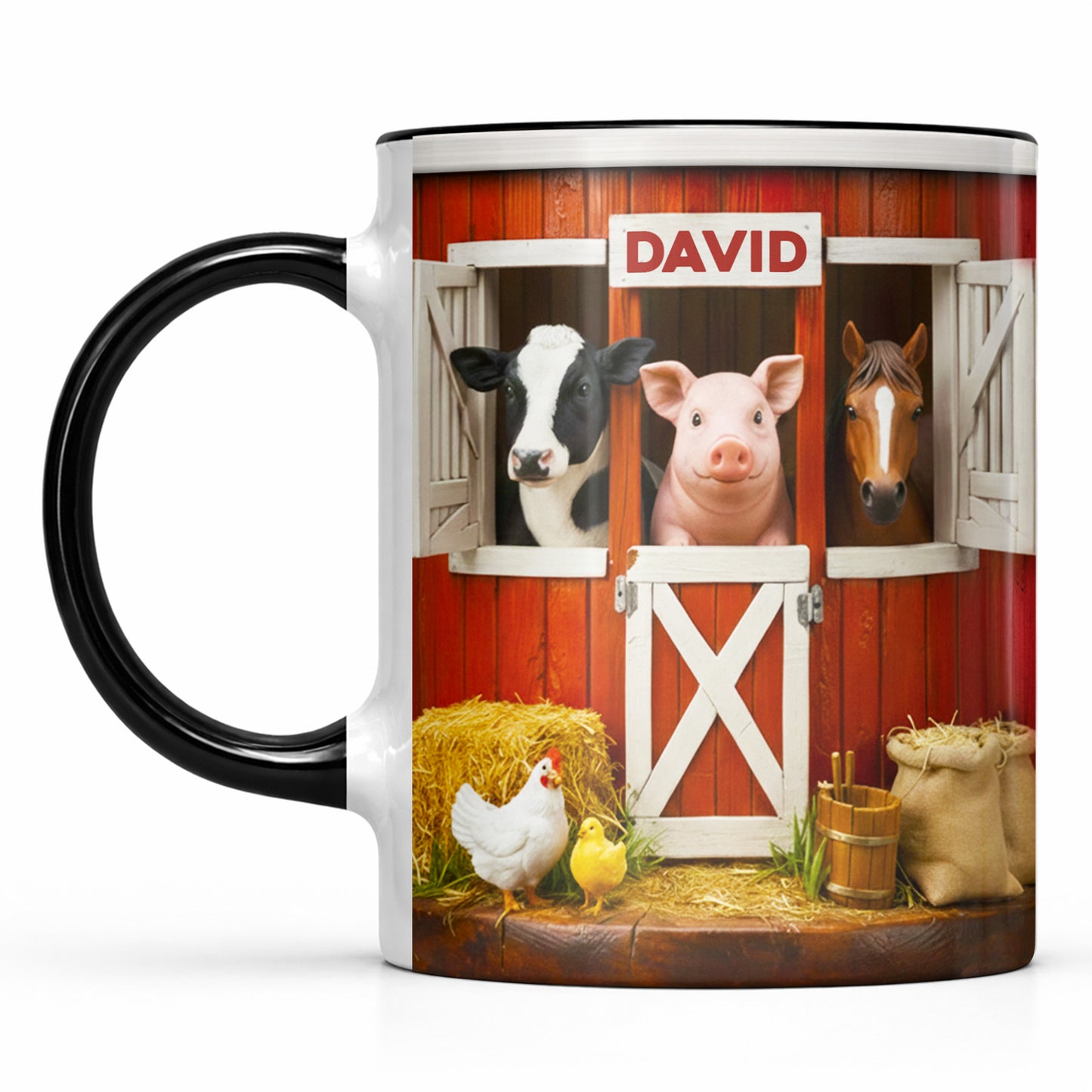 Personalized Barnyard Animal Mug