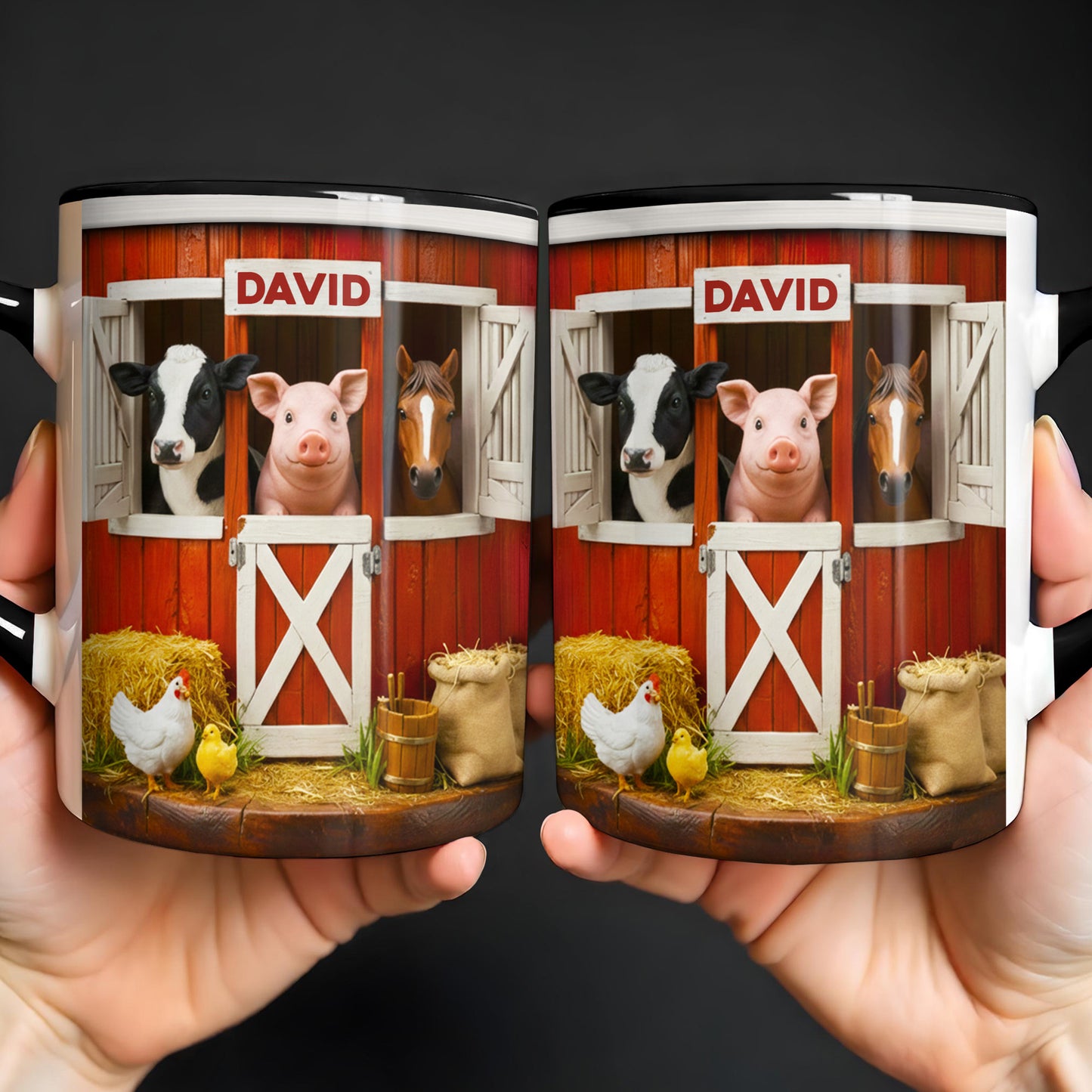 Personalized Barnyard Animal Mug