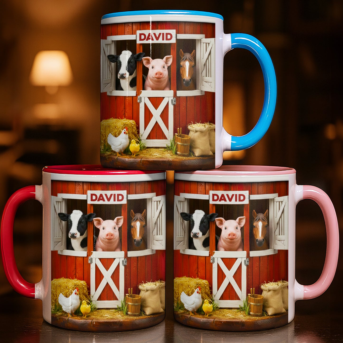 Personalized Barnyard Animal Mug