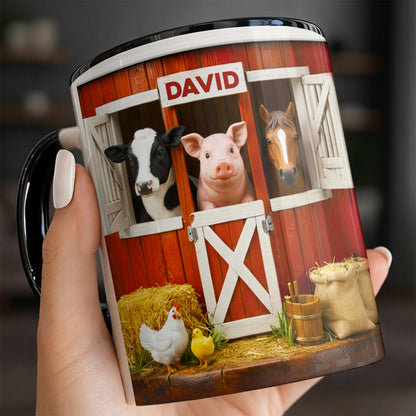 Personalized Barnyard Animal Mug