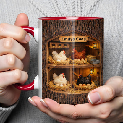 Sophia's Coop With Chickens and Eggs