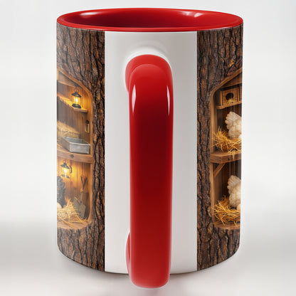 Sophia's Coop With Chickens and Eggs