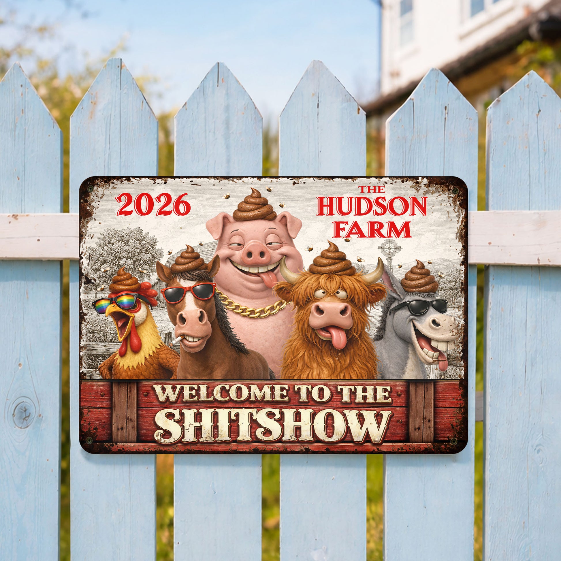 Welcome To The Show Featuring Farm Animals