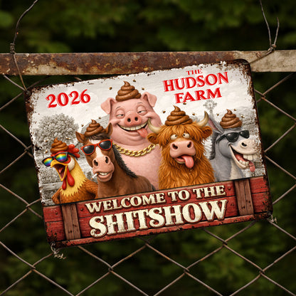 Welcome To The Show Featuring Farm Animals