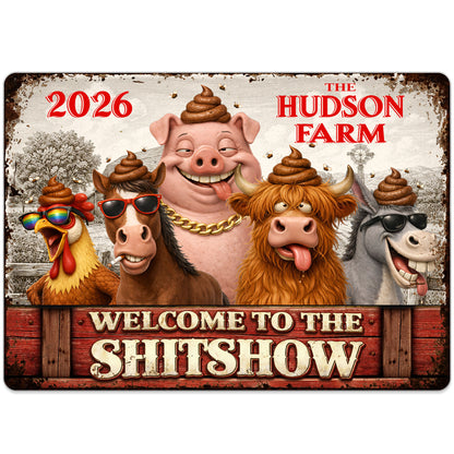 Welcome To The Show Featuring Farm Animals