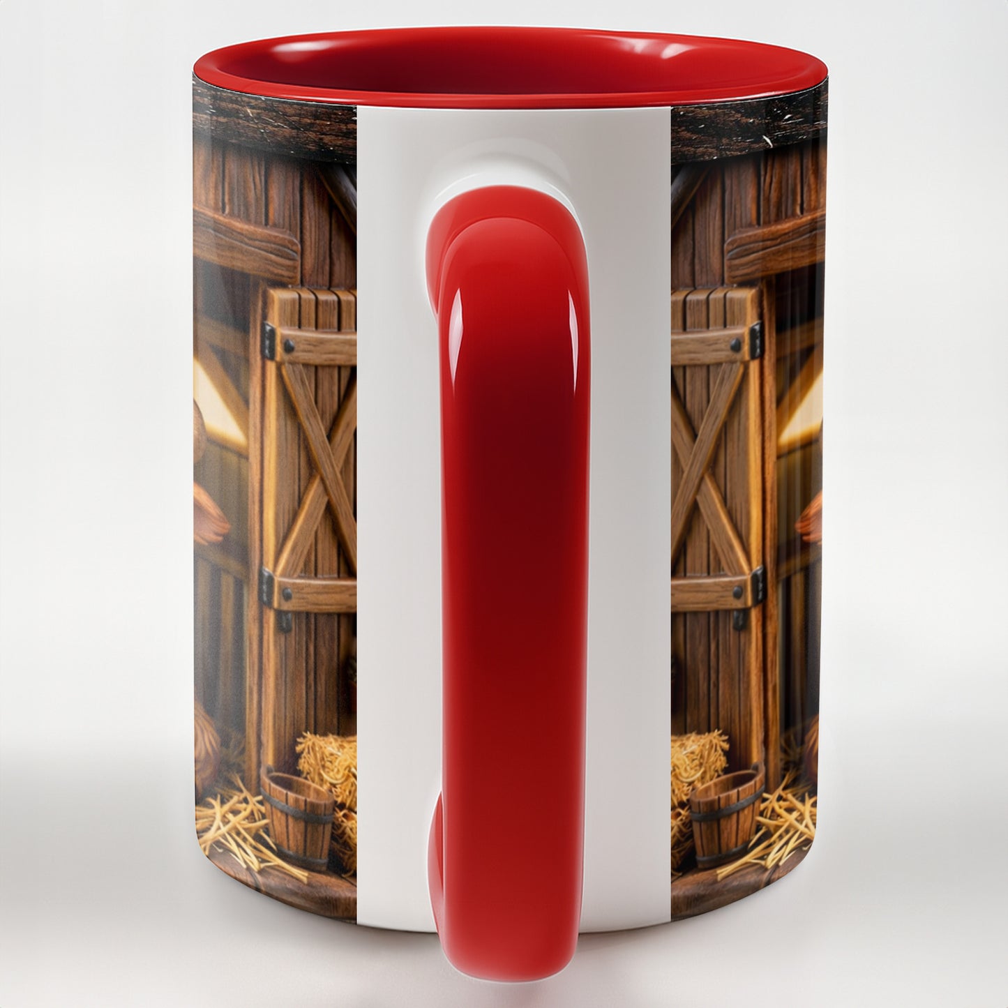 Customized Highland Cow in Barn Design