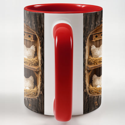 Sophia’s Coop Featuring Chickens And Rustic Wooden Structure