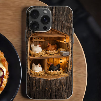 Cozy Hen House Design With Chickens And Eggs