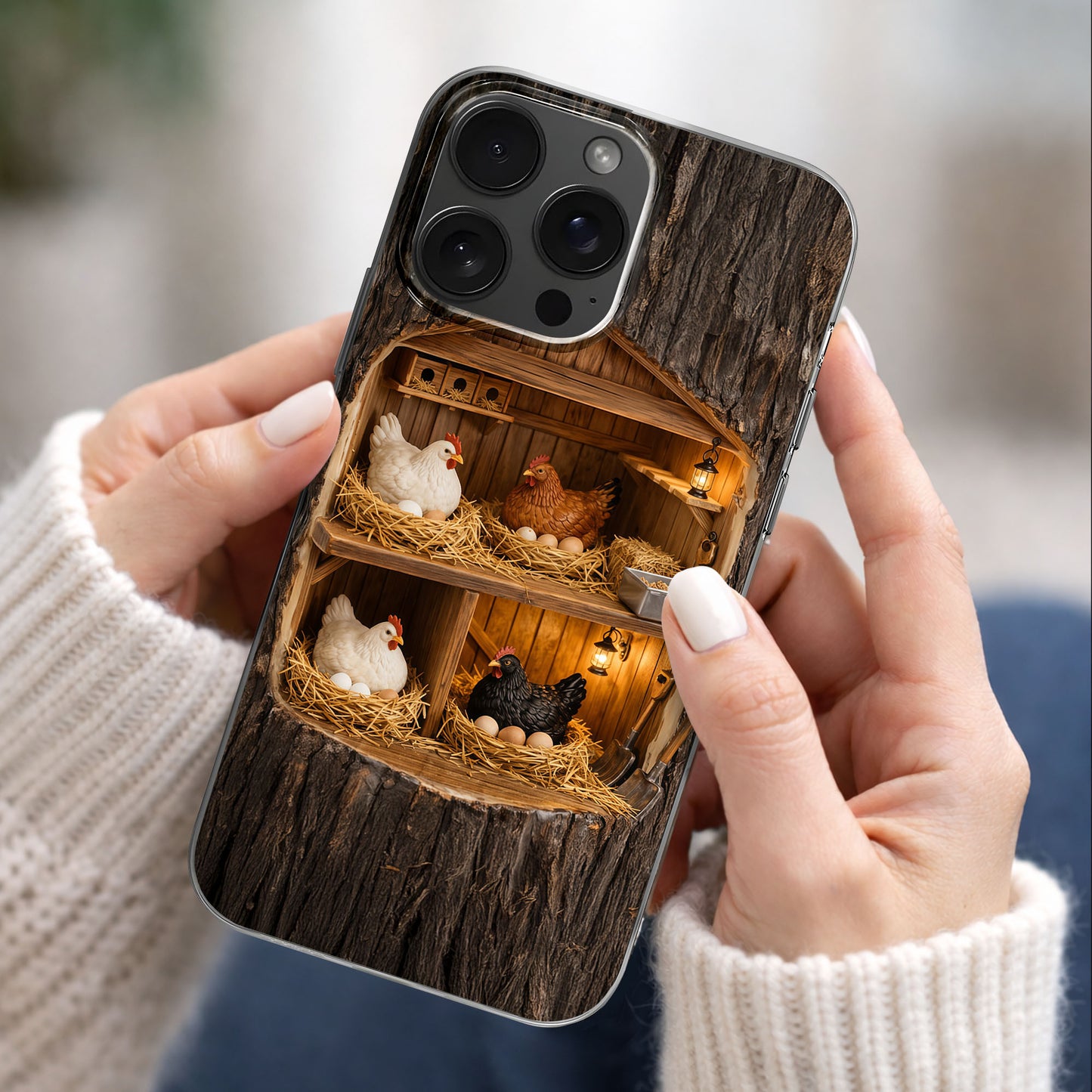 Cozy Hen House Design With Chickens And Eggs