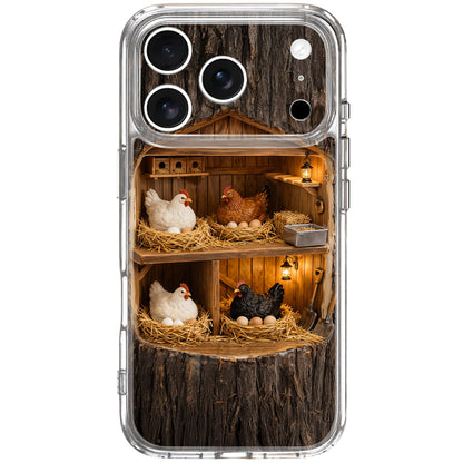 Cozy Hen House Design With Chickens And Eggs