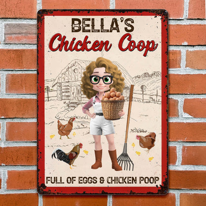 Chicken Coop Full Of Eggs And Chicken Poop Farm Girl