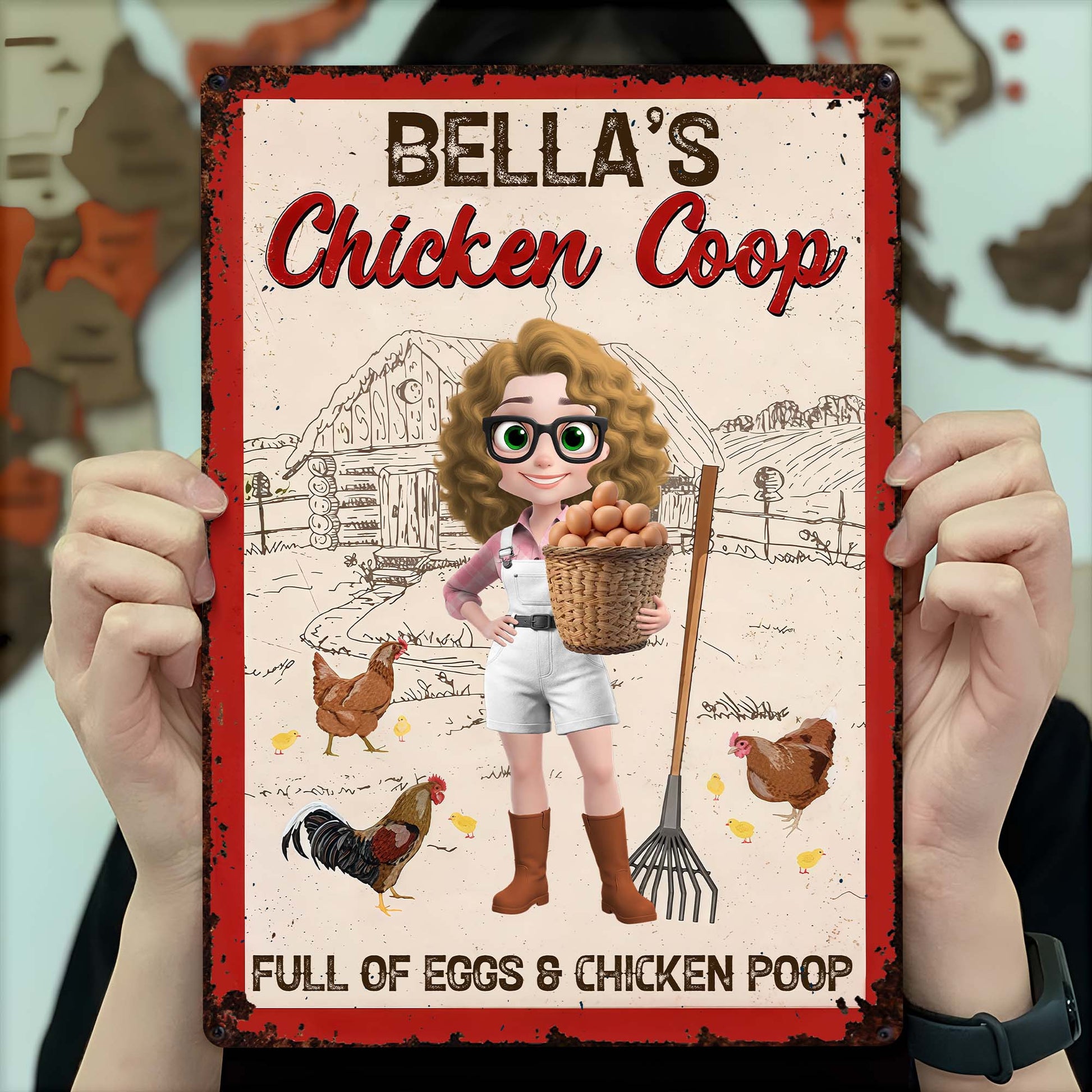 Chicken Coop Full Of Eggs And Chicken Poop Farm Girl