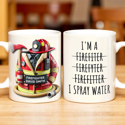 I'm a Firefiter Firefyter Firefiter I Spray Water