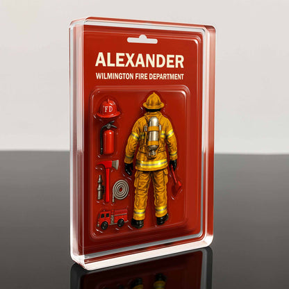 A Customizable Tribute To Our Brave Firefighters, Gear and Fire Truck