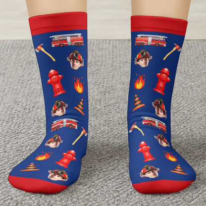 If You Can Read This Fireman Off Duty With Axes And Fire Design