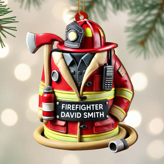 Customize This Firefighter Ornament