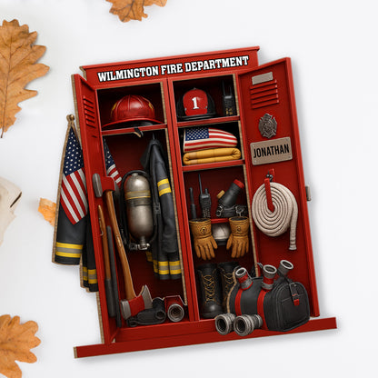 Wilmington Fire Department Tribute With Firefighter Gear