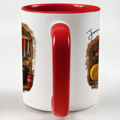 Custom Firefighting Equipment Tribute Mug