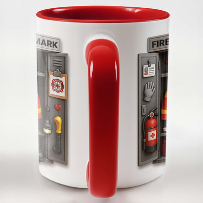 Fire Captain Mark, Firefighter Gear and Badge