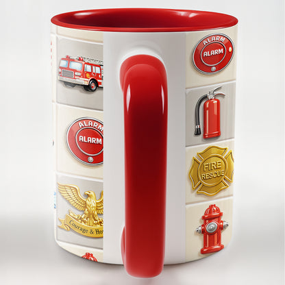 Celebrate Bravery With Firefighter Themed Mug