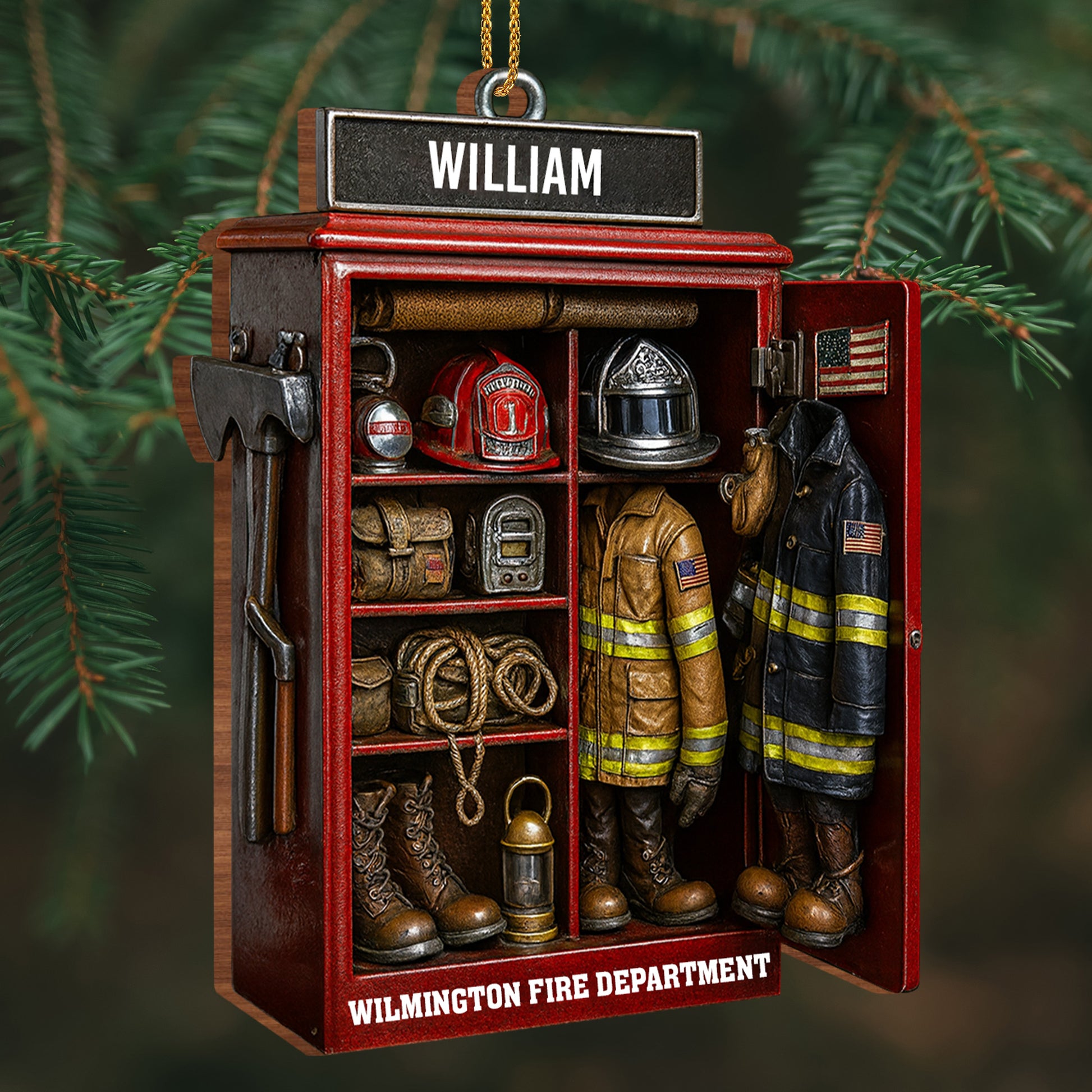 Honor Our Firefighters With Firefighter Gear Ornament