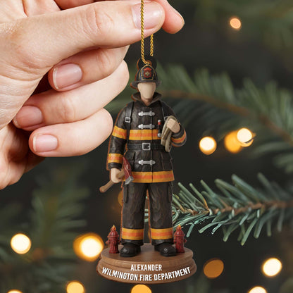 Celebrate Your Hero Firefighter Ornament