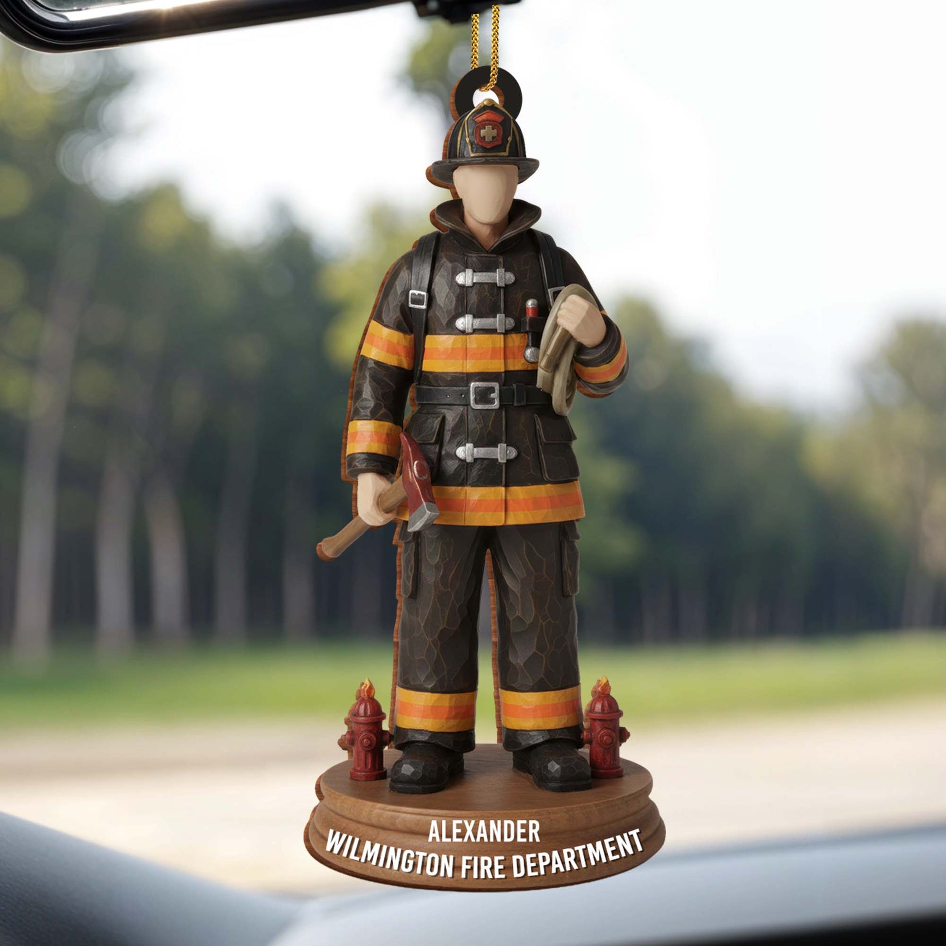 Celebrate Your Hero Firefighter Ornament