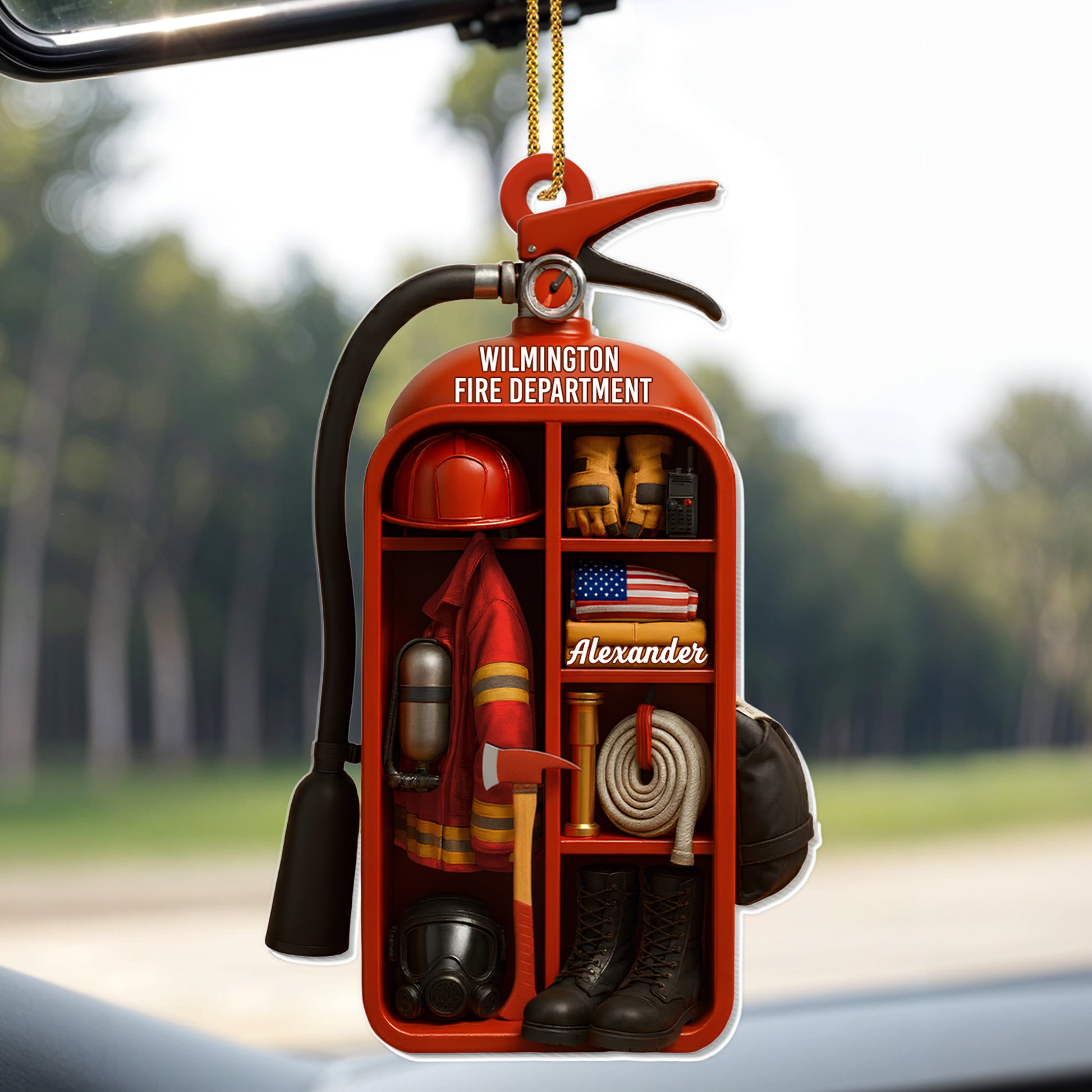 Courage To Be Myself, Strength To Become Who I Can Be, Firefighter Gear