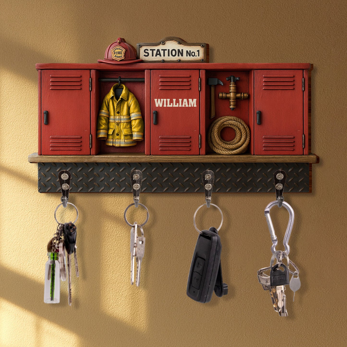 Station No.1 Firefighter Theme Decor