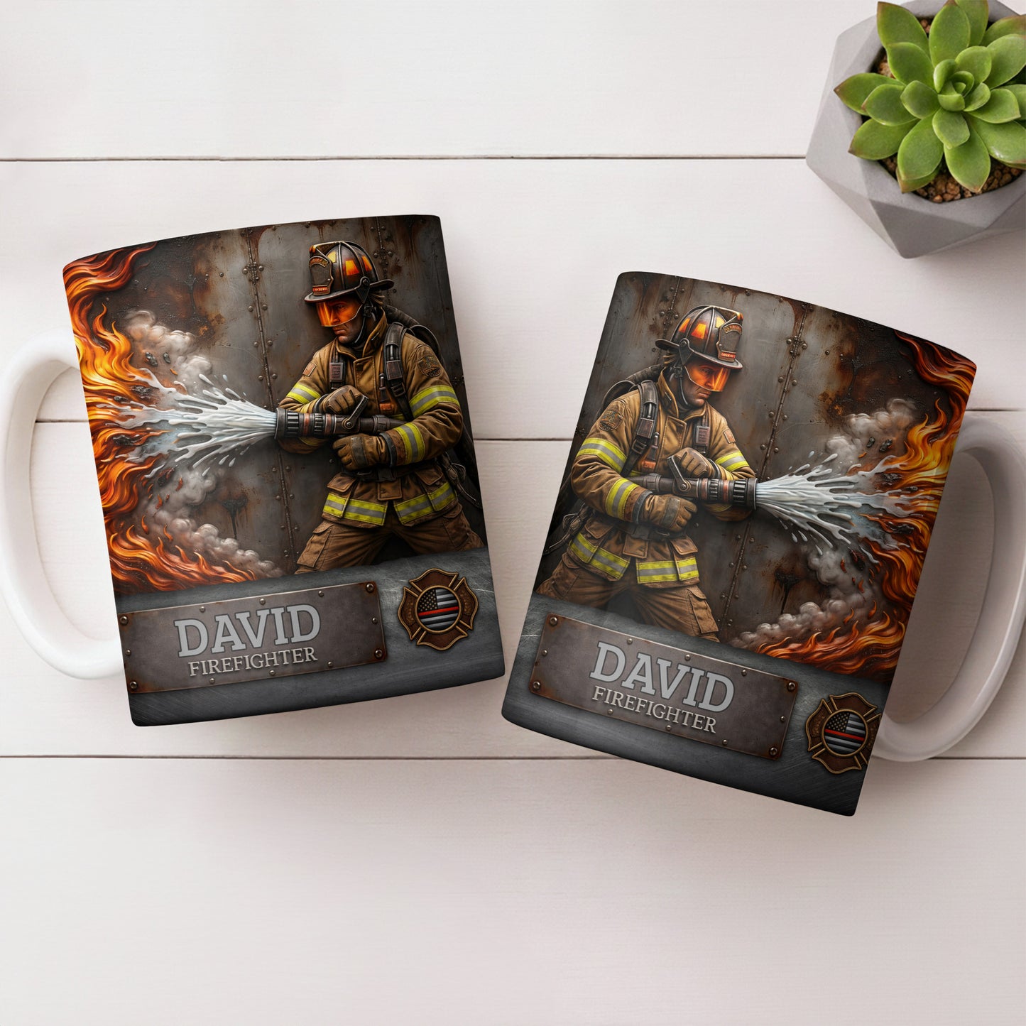 To My Brave Firefighter Your Courage Saves Lives