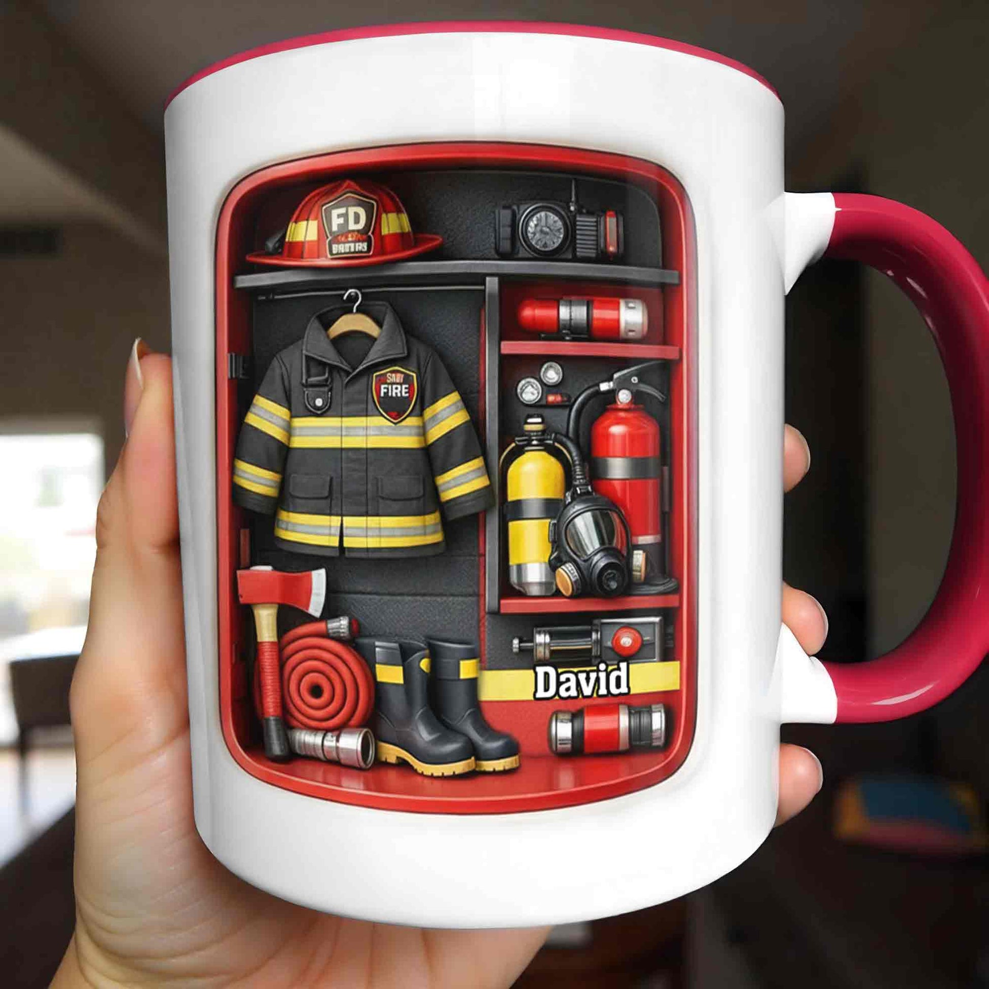 Always Ready Firefighter Gear Locker With Helmet And Axe