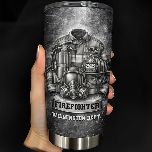 Firefighter Wilmington Dept Helmet And Gear