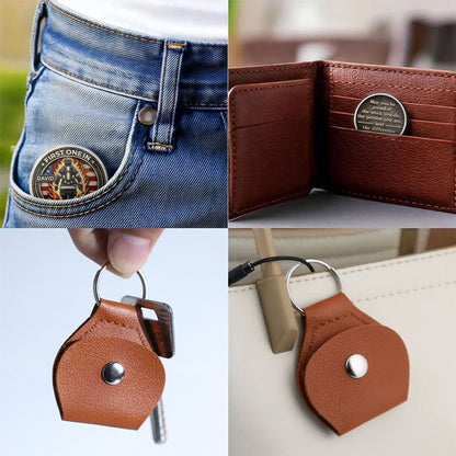 First One In Last One Out Firefighter And American Flag - Personalized Custom Pocket Hug - FIF079_HTOK