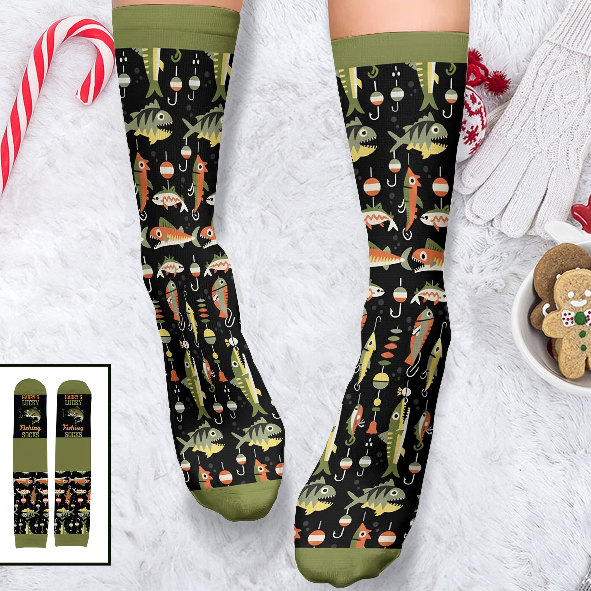 Lucky Fishing Comfortable Socks