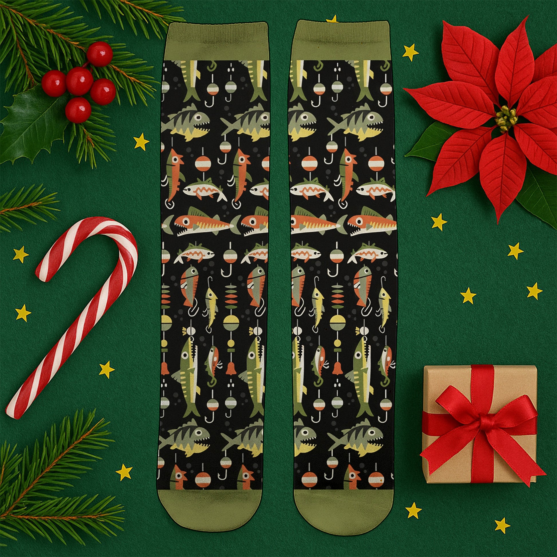 Lucky Fishing Comfortable Socks