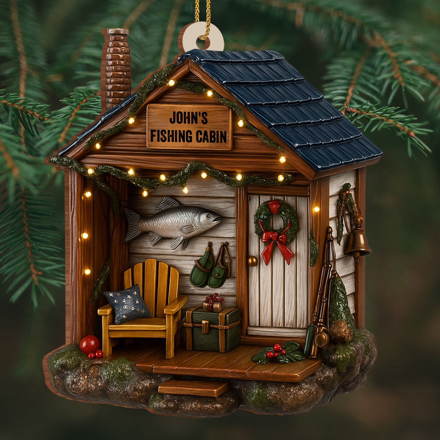 Celebration Cabin With Festive Fishing Theme
