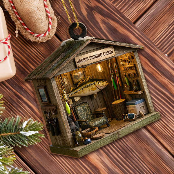 Jack's Fishing Cabin, Perfect For Fish And Fishing Rod Enthusiasts