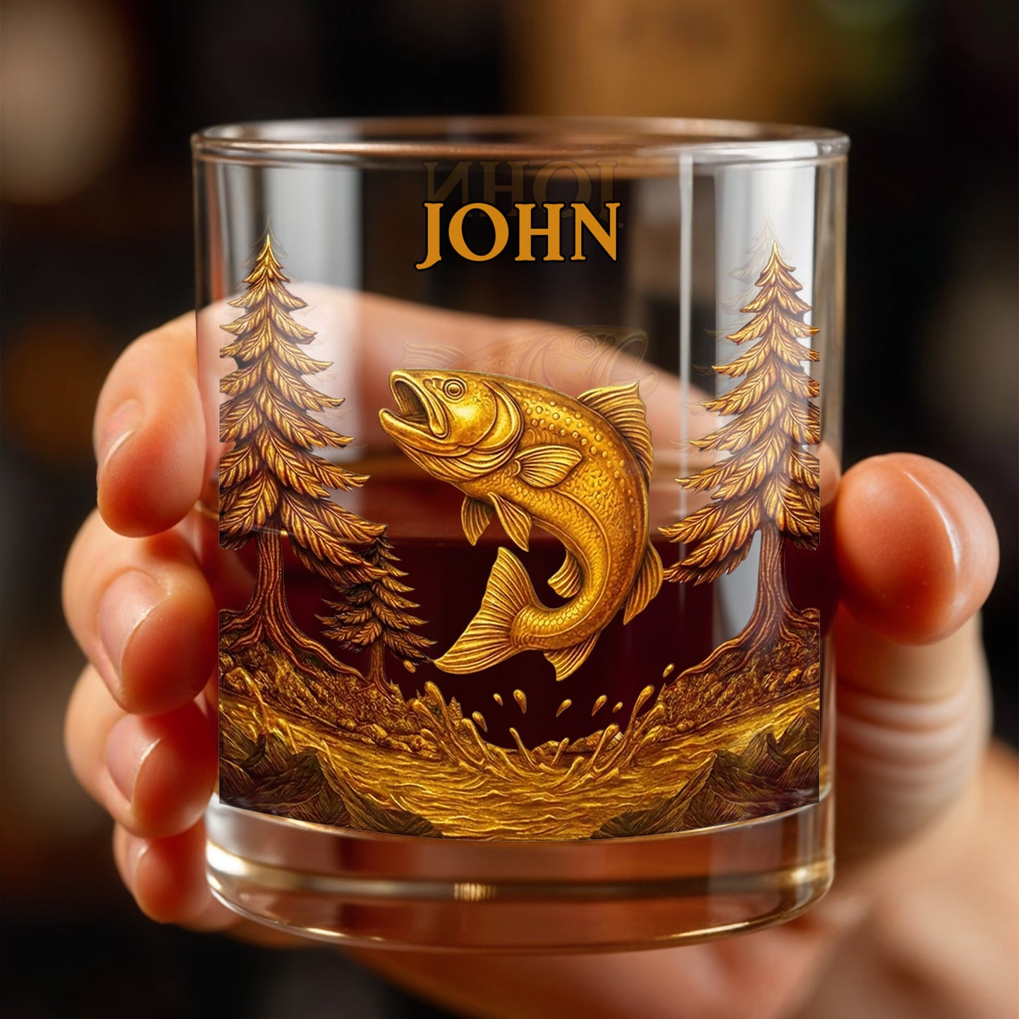 The Spirit Of Nature And Adventure, Tree And Fish Design