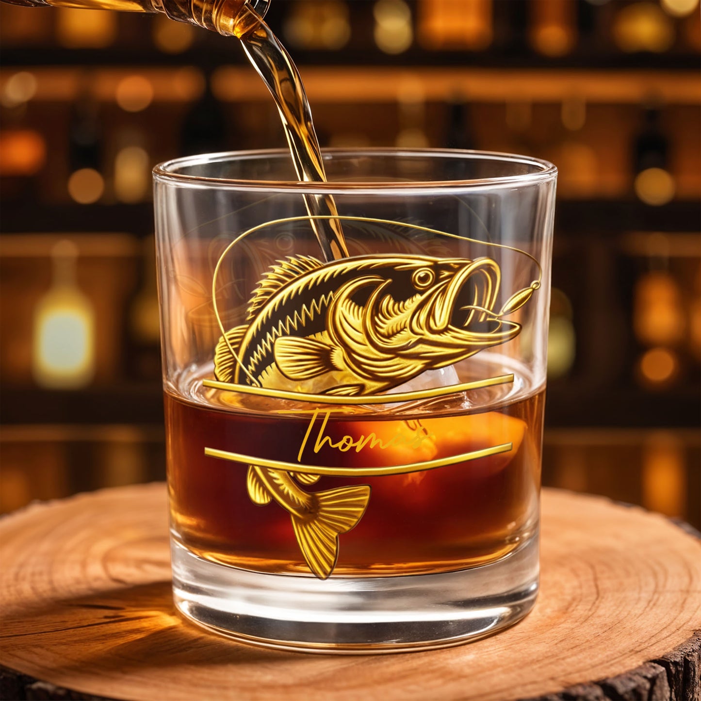 Legendary Catch Fishing Design With Bass Fish