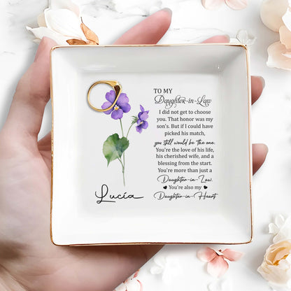 À ma belle-fille - Coupelle à bijoux personnalisée - FM019_SCRD