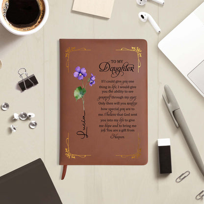 Gift From Heaven Personalized Leather Journal