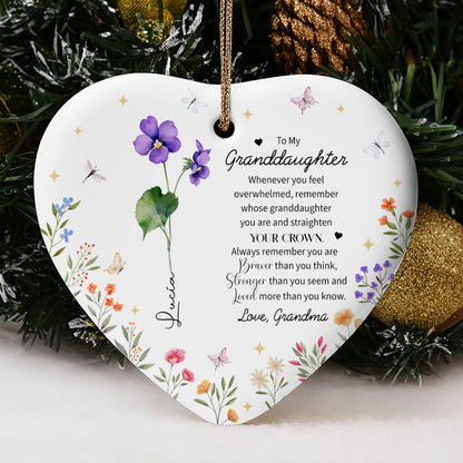 To My Granddaughter, Remember Your Crown And Strength