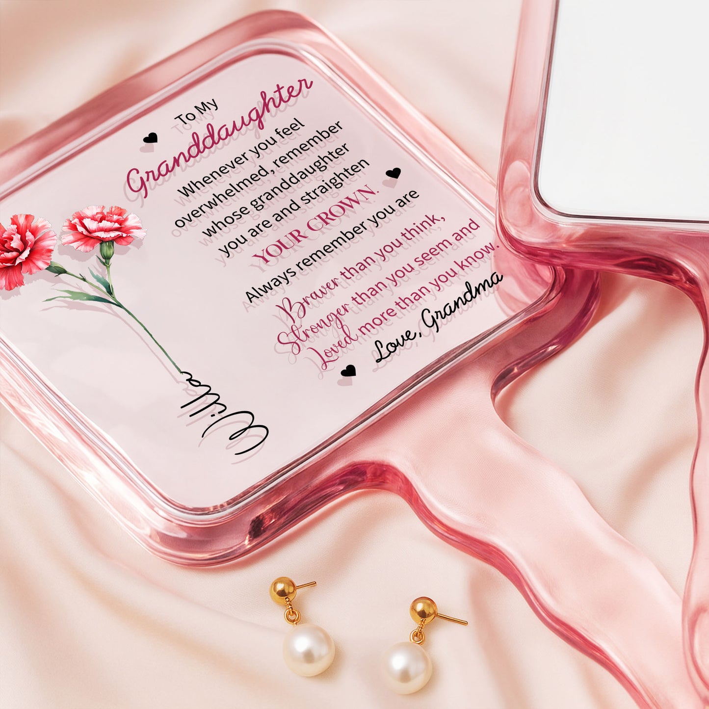 To My Granddaughter, Remember You Are Braver, Flowers