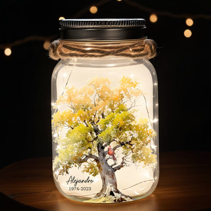 Ha Caído Una Rama De Nuestro Árbol Genealógico - Lumière de pot Mason personnalisée personnalisée - FM044_JARL