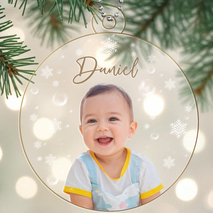 Celebrate Your Little One's Joyous Moments - Personalized Custom Acrylic Ornament, Car Ornament - FM135_HGO
