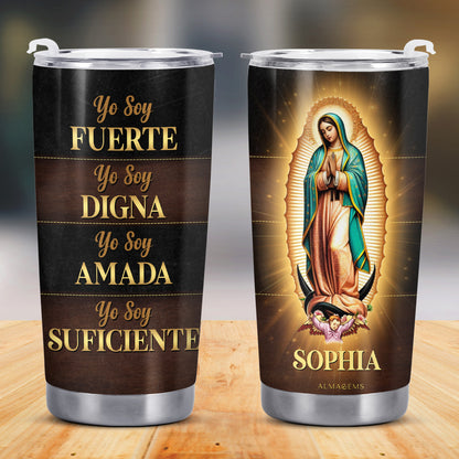 Guadalupe Faith - Vaso de acero inoxidable personalizado de 20 oz y 30 oz - FT004_TB