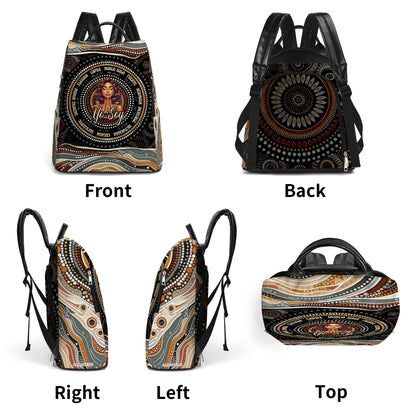Yo Soy - Sac à dos en cuir personnalisé - FT007_BP