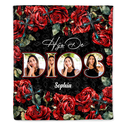 Daughter Of God, Eternal Love Roses And Cross Theme